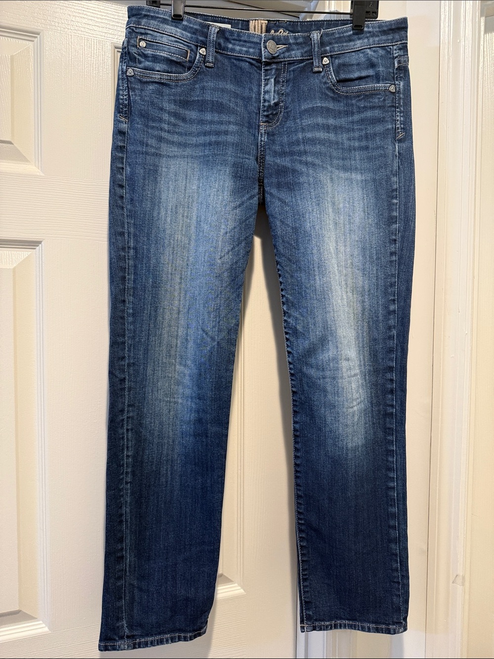 Kut from the Kloth Catherine Boyfriend Mid Rise Stretch Straight-Leg Jean 8